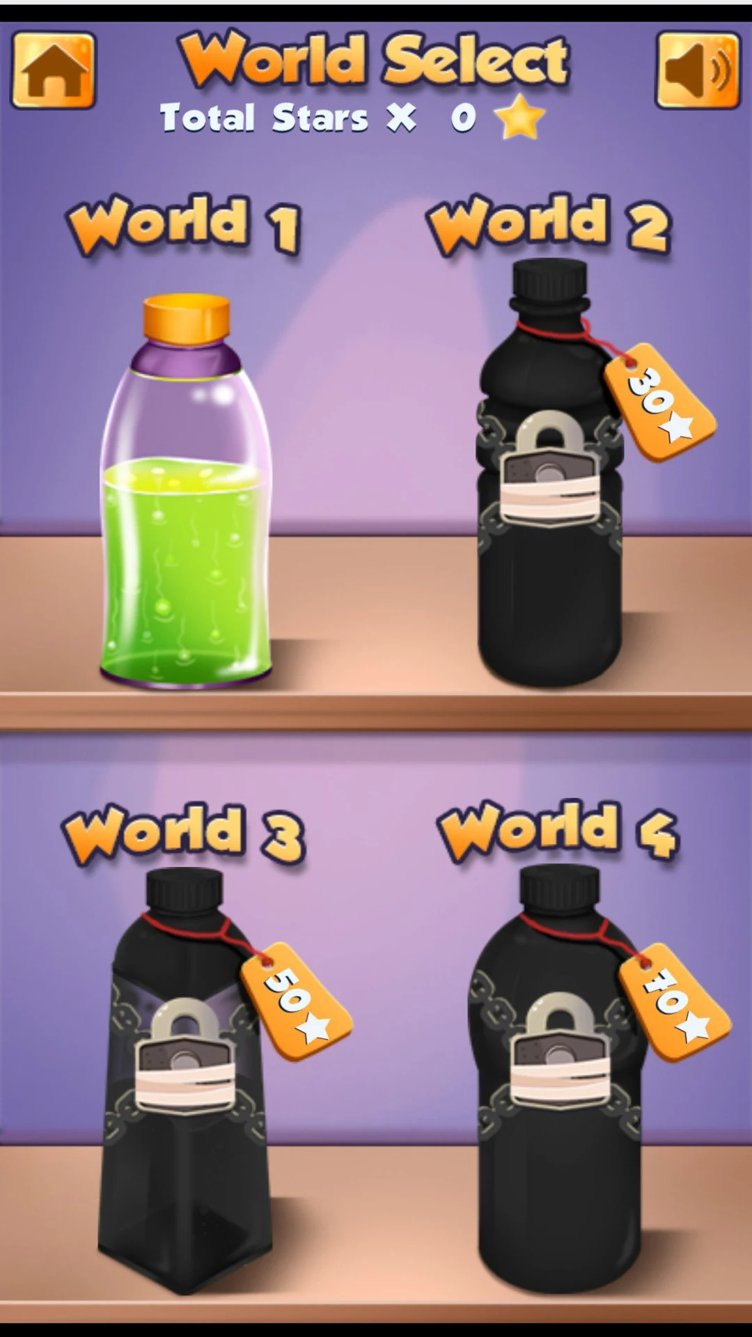 Bottle Cap Puzzle screenshot